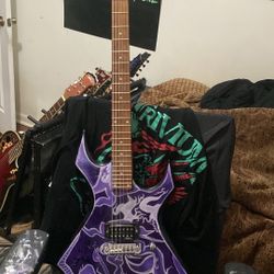Custom Bronze Bc Rich Guitar