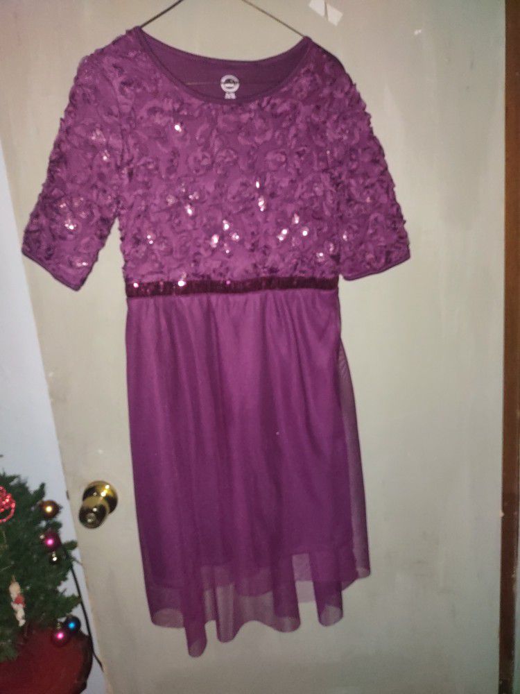 Purple Dress New Size XL 14 -16