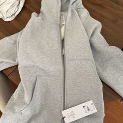 Renowned heavyweight full zip hoodie small ALO