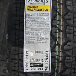 Goodyear Wrangler TrailRunner AT Tire 275/60R20 New