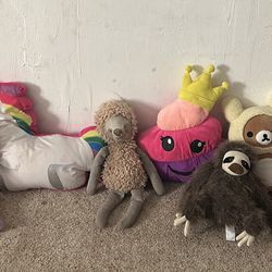 Stuffed animal assortment 