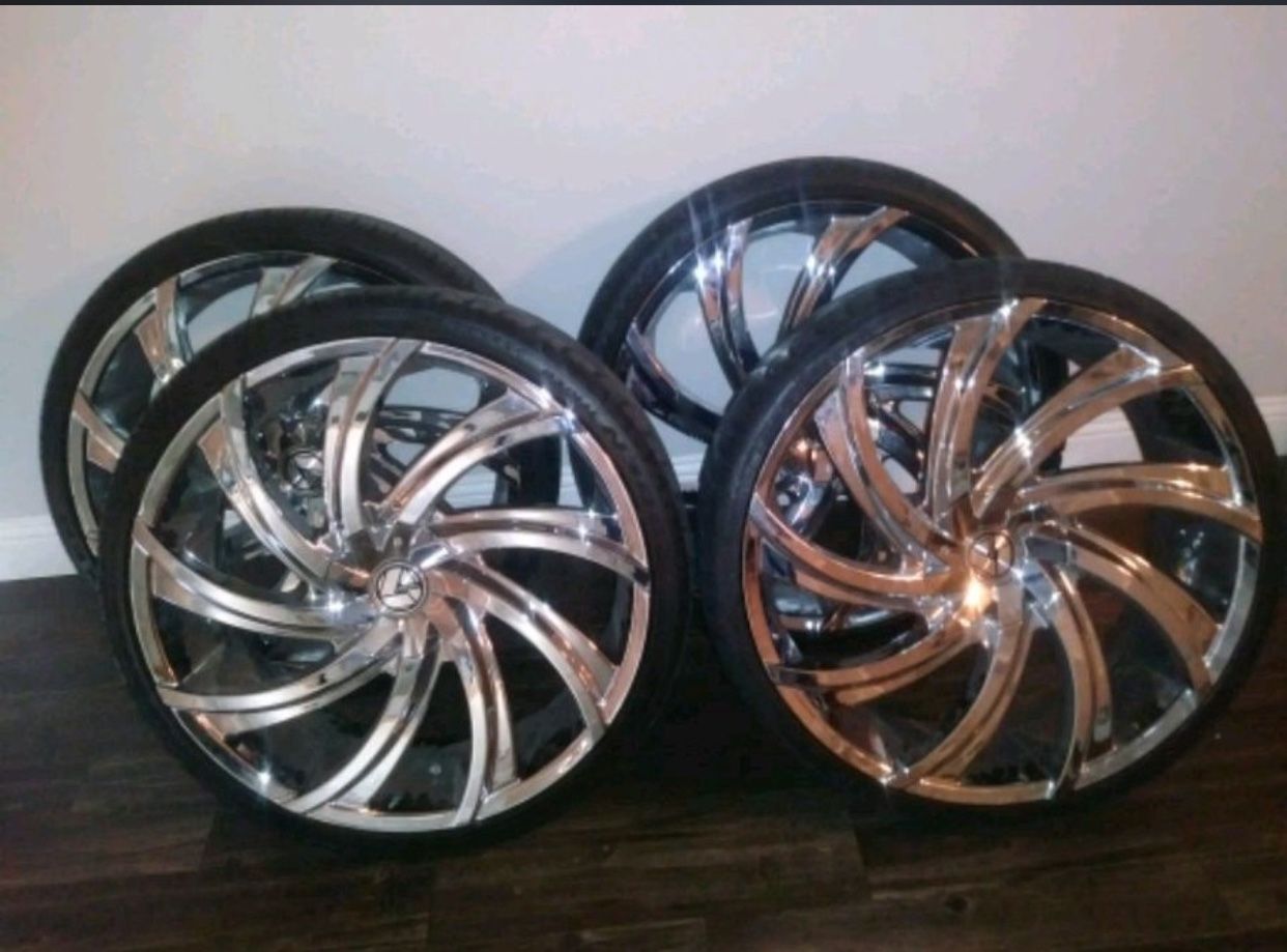 24” Rims 5 lug universal