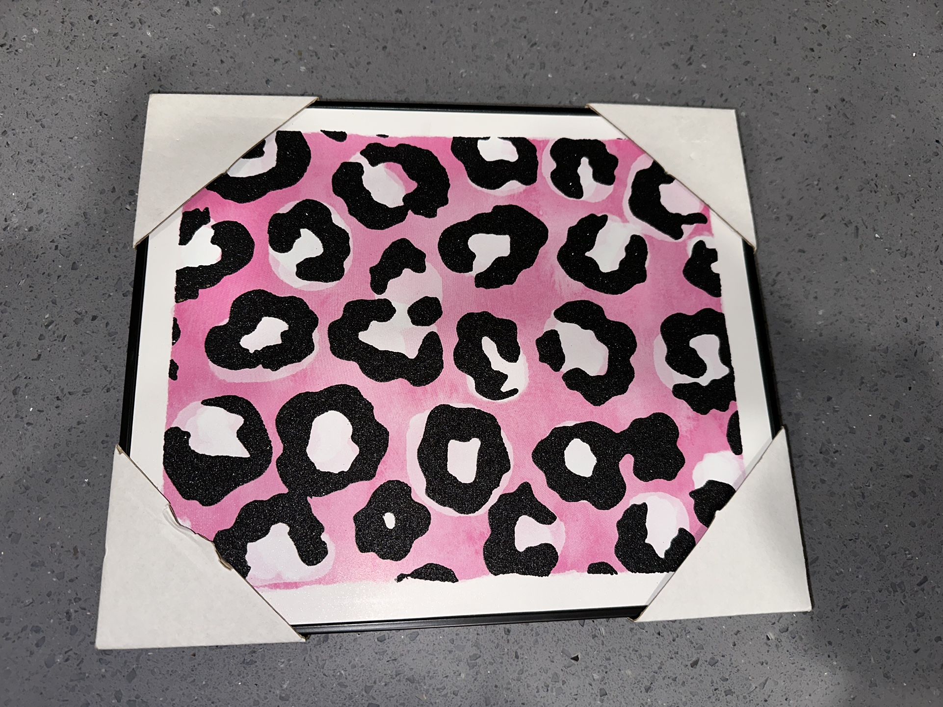 Pink Leopard Pattern Frames
