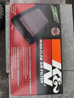 K&N Air Filter And Cleaning Kit
