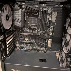 MSI B550-A Pro Motherboard With Computer Case