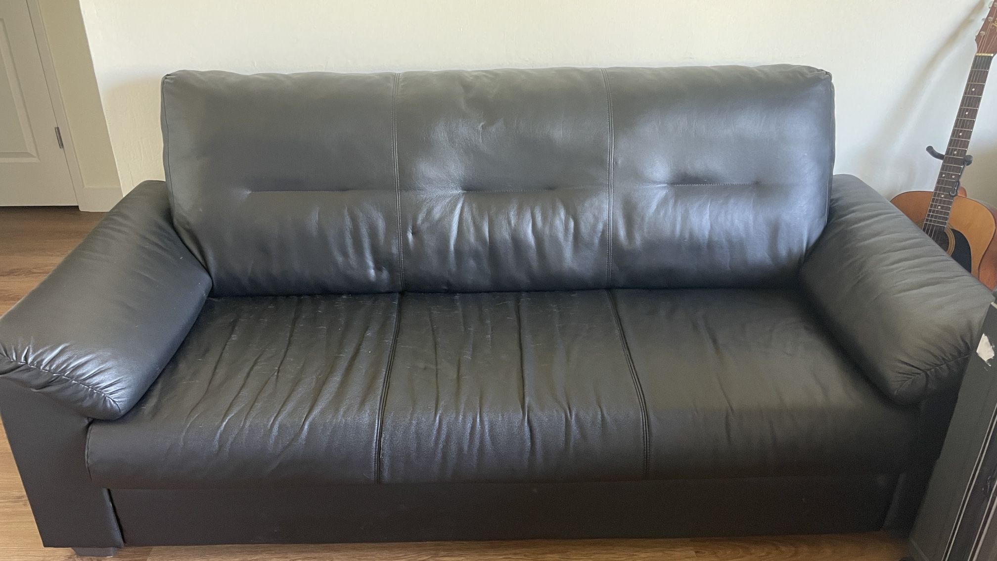 Black Old Sofa