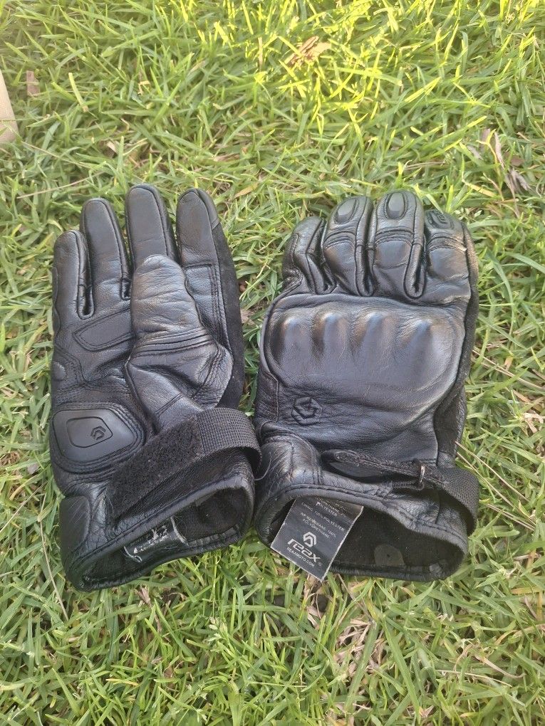 Reax Leather Waterproof Motorcycle Gloves
