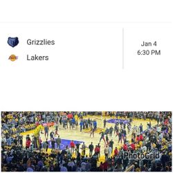 LAKERS VS MEMPHIS 1/4/2026