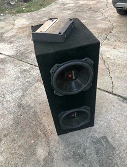 2 12s speaker and amp