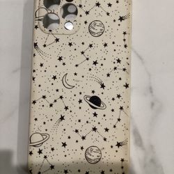 Sun Moon Stars Planets Cell Phone Case for iPhone 15