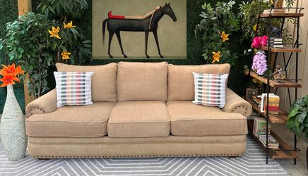 Used Beige Havertys Large Couch