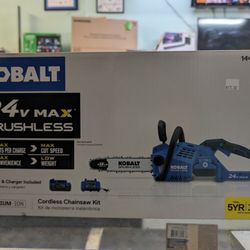 Brand New Kobalt Model1447232 24v Cordless Chainsaw