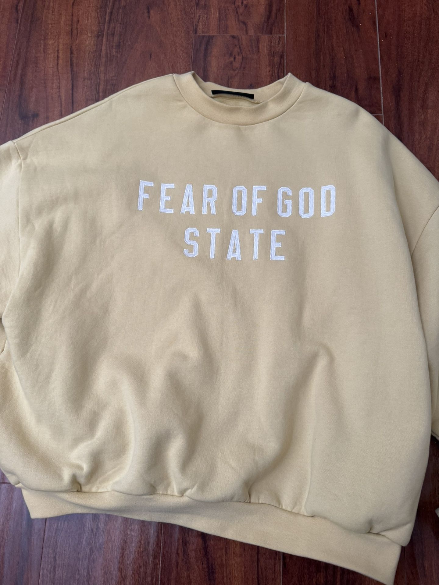 fear of god heavy fleece crewneck