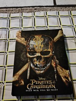 Pirates of the Caribbean Dead Men Tell No Tales Oop Blu-ray/DVD SteelBook Rare