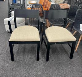 $50 for 2 Newly Assembled Dining Chairs Set Accent Armchairs with Padded Seat
