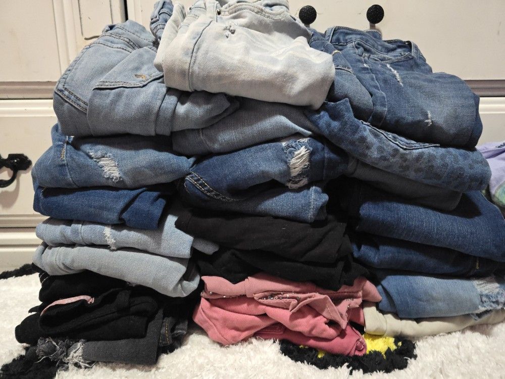 24 Pairs Size 10 Girls Jeans