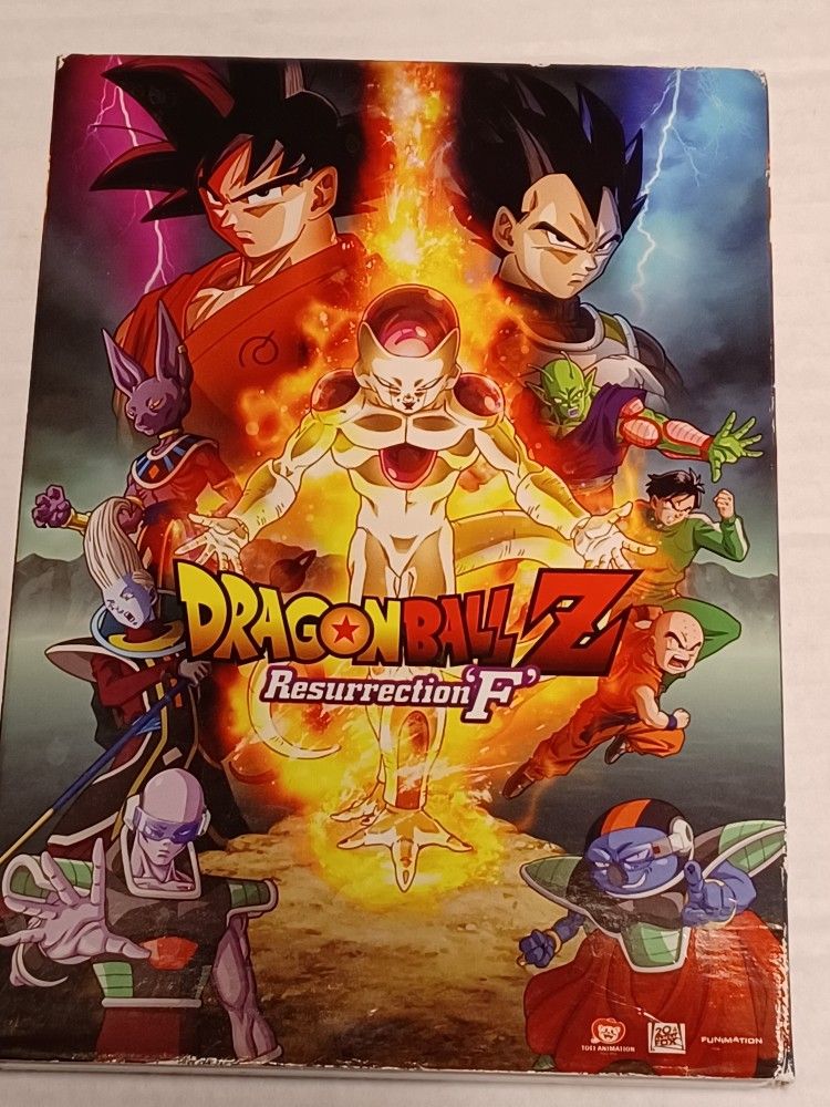 Dragon Ball Z DVD Resurrection F Anime Goku Vegeta Frieza Show Movie