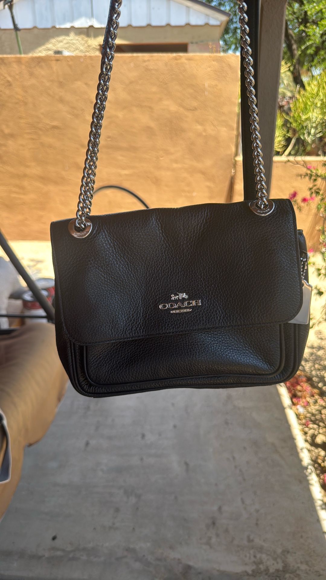 Coach Médium Black Leather