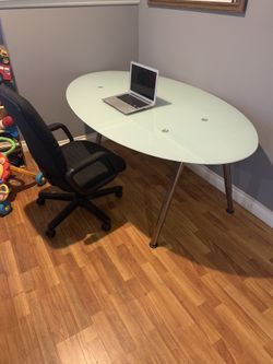 Glass Office Desk