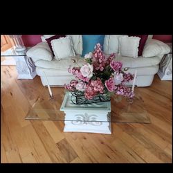 2 End Tables, Coffee Table, and Buffet Table