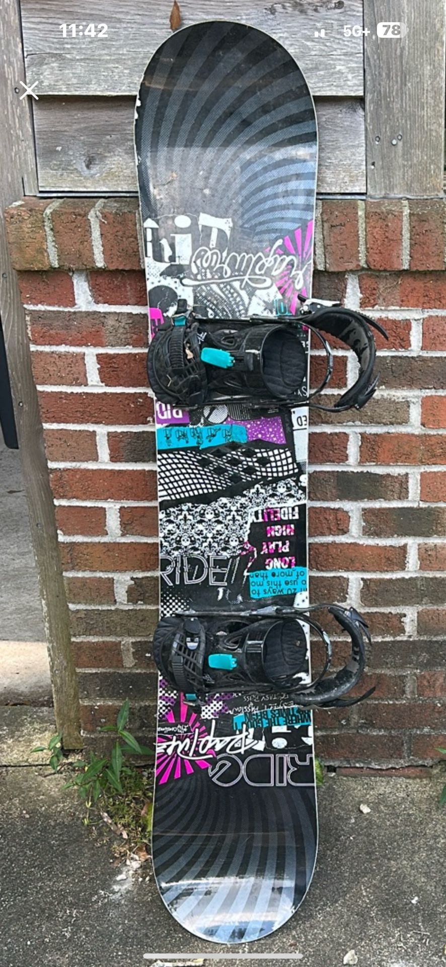 Ride snowboards rapture series