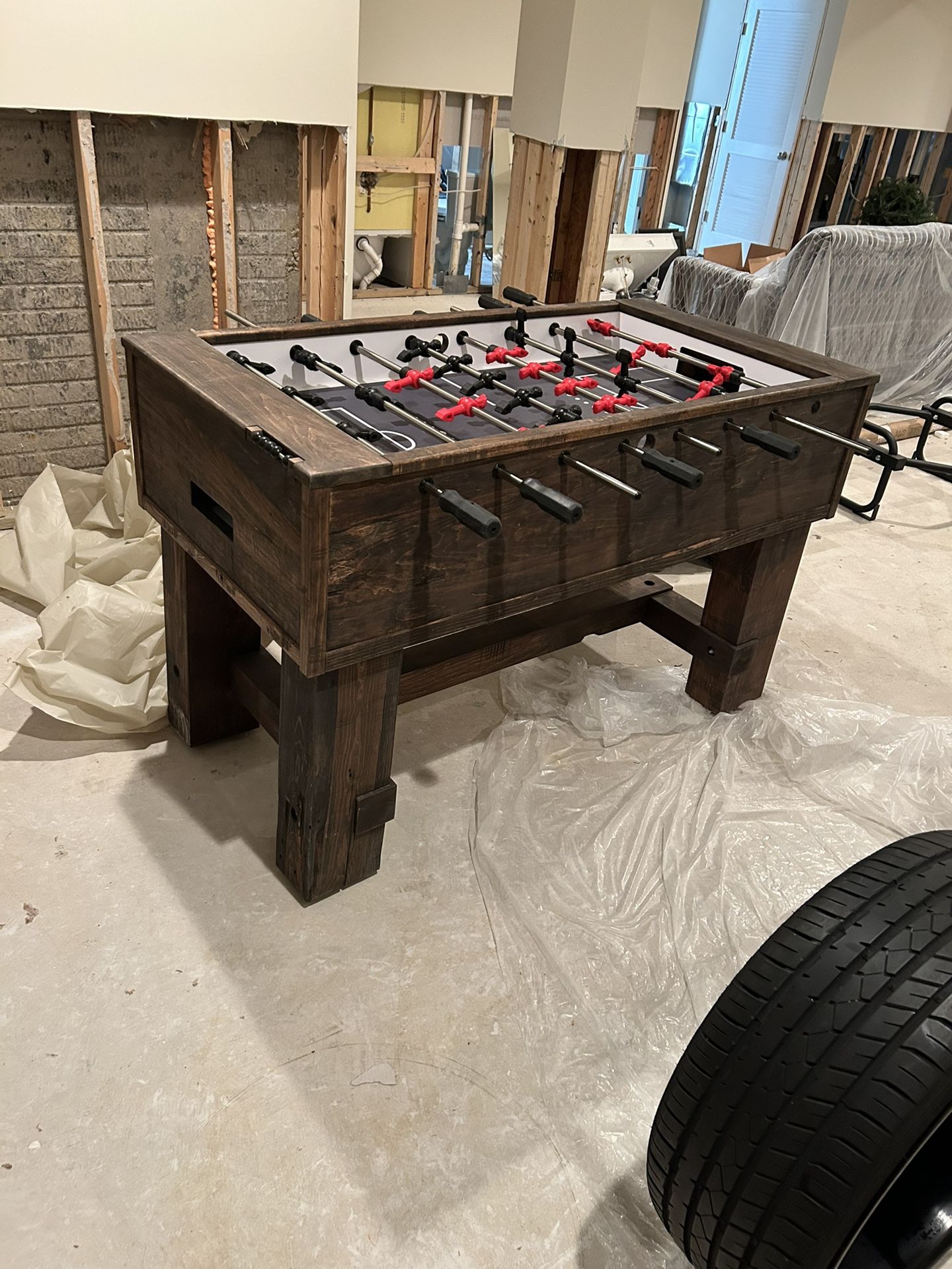 Robbie’s Billiards Custom Breckenridge Foosball Rustic Table