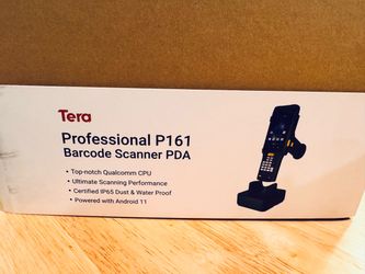 Tera P161 Android 11 Barcode Scanner PDA – Industrial Handheld Computer + Charging Dock