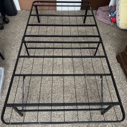 Twin Bedframe And Bobopedic Mattress With Removable Cover