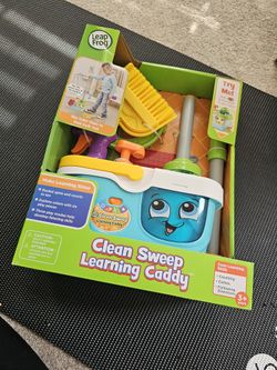 Two LeapFrog Clean Sweep Learning Caddy – NEW in Box
