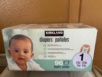 Kirkland diapers size 1