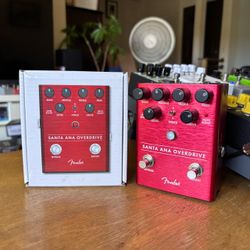 Fender Santa Ana Overdrive Guitar Effects Pedal Distortion Shipping Available!