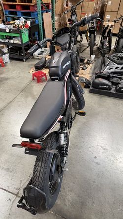 HappyRun G100 Pro Electric Bike - Black - Open Box - Fully Assembled - 6000W - 50 MPH