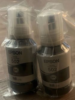 EPSON ECOTANK 502 BLACK INK ( 2 BOTTLES)
