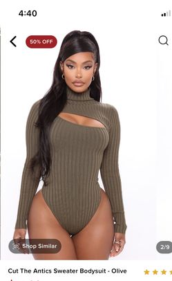 Sweater Body Suit Medium