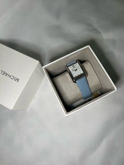 Michael Kors Light Blue & Silver Watch