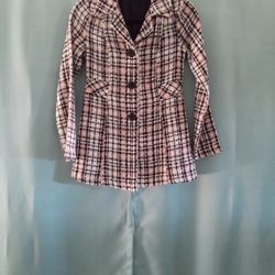 Pink, White& Blk Jacket