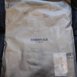 Essentials Tee Size Small Dark Oatmeal 