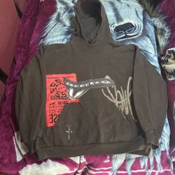 Cactus Jack “Grin” Hoodie Brown