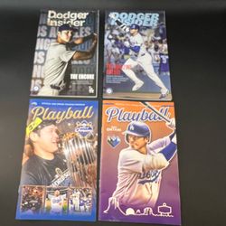 Shohei Ohtani Dodgers Insider Playball Program Lot 2024 2025 LA