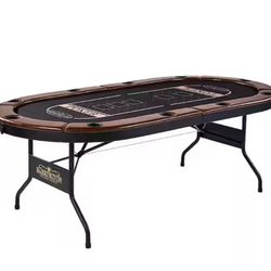 10 People Poker Table 