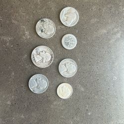 7 Silver Coins