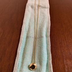 Tiffany & Co Peretti 2 Carat faceted 18k necklace 