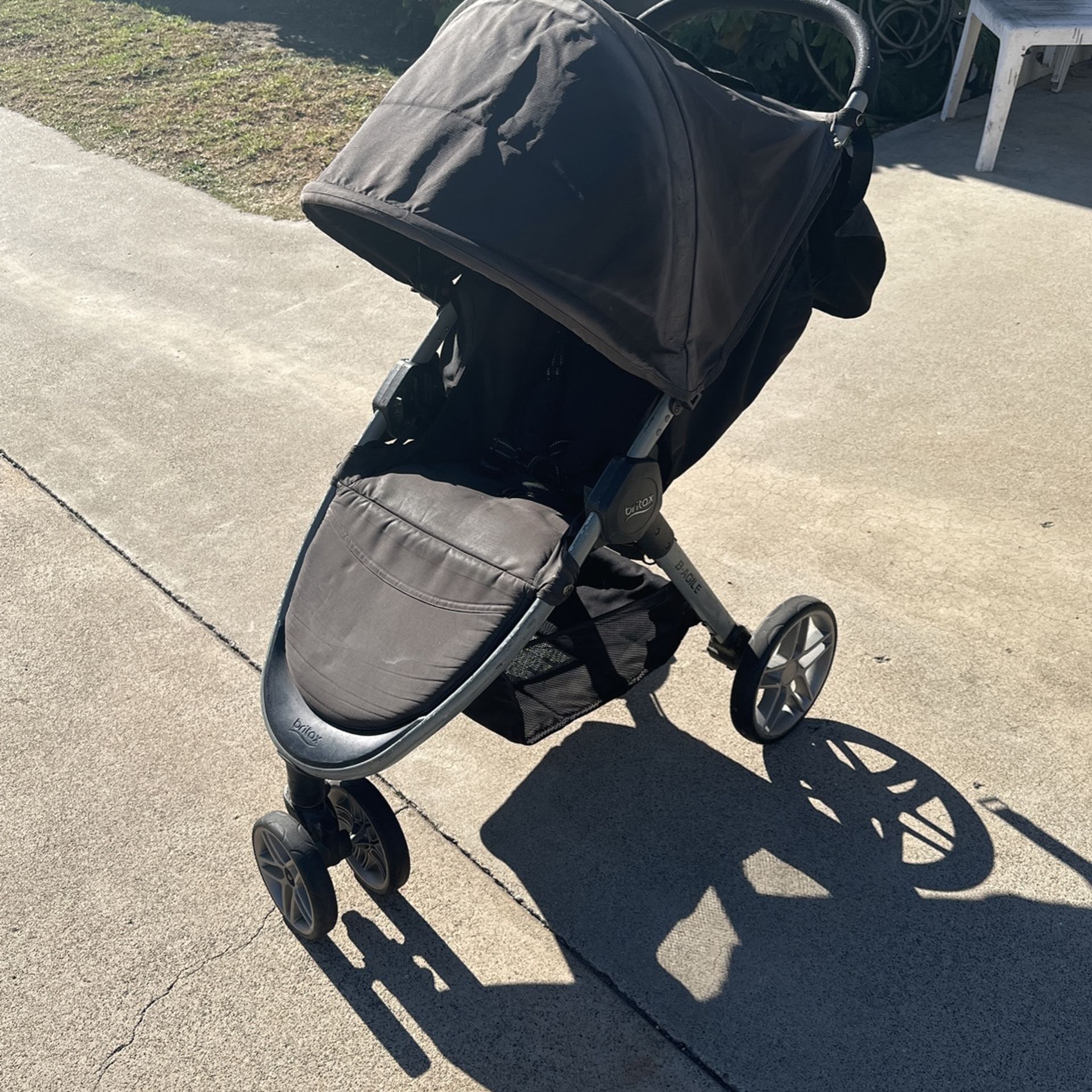 Jogging Strollers Used Britax Stroller Britax B Agile Stroller With Britax  Adapters!