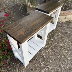 Farmhouse End Tables