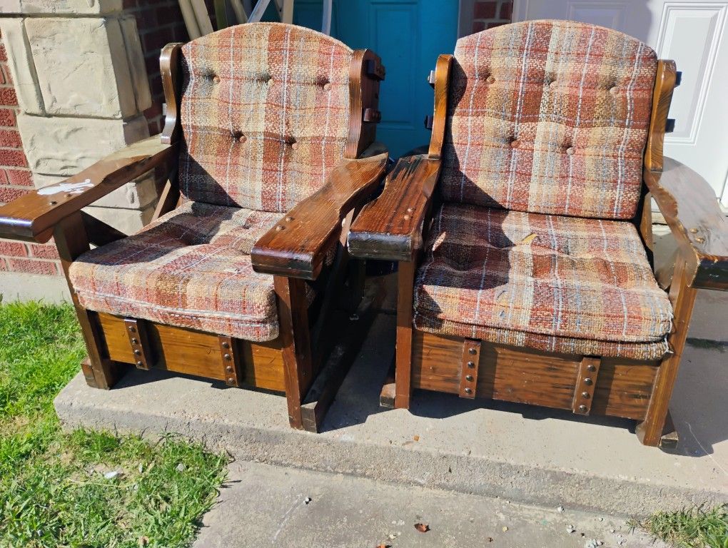 Rocking Chair And Sitting Chair