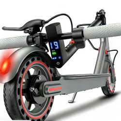 Electric Scooter -19 MPH Max Speed, 8.5''Honeycomb Solid Tires, 350W Motor, 12 Miles Range,Adjustable Speed Foldable Commuter Scooter with Dual Brakin