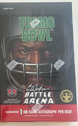 2026 Bo Jackson Battle Arena Tecmo Bowl Hobby Box Sealed
