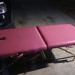Pink Massage/ Eyelash Table