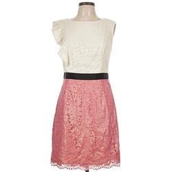 Lilly Pulitzer Size 10 Pink Peplum Cocktail Dress