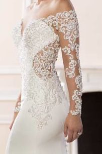 Stella York Designer Lace Dress